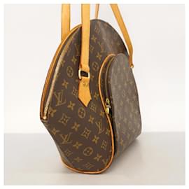 Louis Vuitton-Bolso de Hombro Ellipse Monograma Louis Vuitton-Castaño