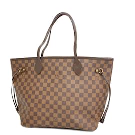 Louis Vuitton-Bolso Tote Louis Vuitton Damier Neverfull MM-Damier ebene