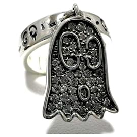 Gucci-Anel de diamante pavé Ghost GUCCI para mulheres em prata 925-Outro