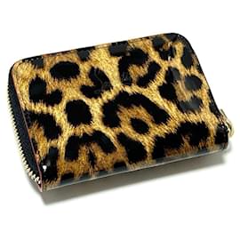 Christian Louboutin-Monedero de leopardo con tachuelas para mujeres Christian Louboutin-Otro