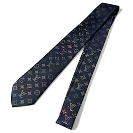 Louis Vuitton-Corbata para hombre Louis Vuitton Monogram Neon de seda-Otro