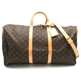 Louis Vuitton-Bolso Boston Keepall Bandoulière 55 Louis Vuitton-Castaño