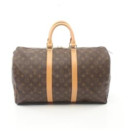 Louis Vuitton-Bolso Boston Keepall 45 Louis Vuitton-Castaño