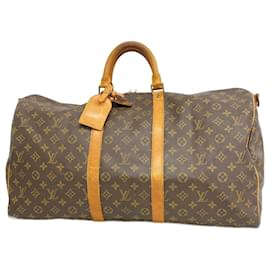 Louis Vuitton-Bolso Boston Monogram Keepall Bandoulière 55 de Louis Vuitton-Castaño