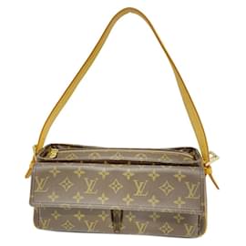 Louis Vuitton-Bolso de Hombro Monogram Vivacite MM de Louis Vuitton-Castaño