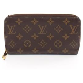 Louis Vuitton-Cartera larga Monogram Louis Vuitton-Castaño