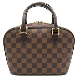 Louis Vuitton-Bolso Damier Saria de Louis Vuitton-Castaño,Damier ebene