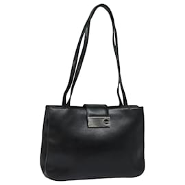 Givenchy-Bolsa de ombro de couro preto GIVENCHY Auth bs15809-Preto