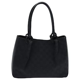 Gucci-Bolso de mano de lona GG Gucci negro 101919 Auth 82264-Negro