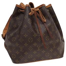 Louis Vuitton-LOUIS VUITTON Bolsa de Hombro Monogram Petit Noe M42226 LV Auth 82523-Monograma