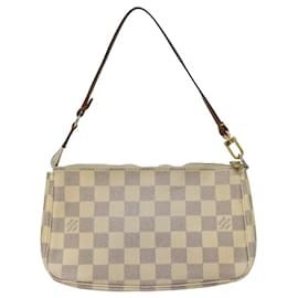 Louis Vuitton-LOUIS VUITTON Pochette Accessoires Damier Azur N51986 Auth LV 82139-Otro