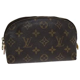 Louis Vuitton-LOUIS VUITTON Monogram Pochette Cosmetic PM Cosmetic Pouch M47515 LV Auth 81496-Monogram