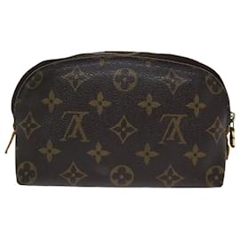 Louis Vuitton-LOUIS VUITTON Monogram Pochette Cosmetic PM Cosmetic Pouch M47515 LV Auth 81496-Monogram