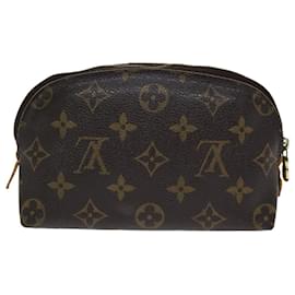 Louis Vuitton-LOUIS VUITTON Monograma Pochette Cosmética PM Bolsa Cosmética M47515 LV Auth 81496-Monograma