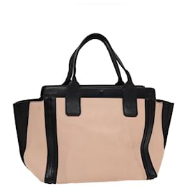 Chloé-Chloé Bolsa Tote de Couro Bege Auth ar12036-Bege