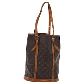 Louis Vuitton-LOUIS VUITTON Bolsa de Hombro Monogram Bucket GM M42236 LV Auth yk13586-Monograma