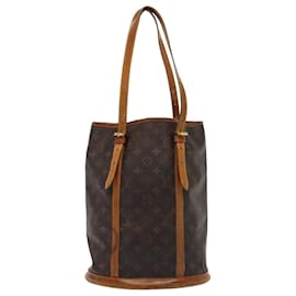 Louis Vuitton-LOUIS VUITTON Bolsa de Hombro Monogram Bucket GM M42236 LV Auth yk13586-Monograma