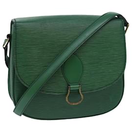 Louis Vuitton-LOUIS VUITTON Epi Saint Cloud GM Bolsa de Ombro Verde M52194 LV Auth 81536-Verde