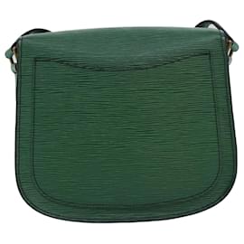 Louis Vuitton-LOUIS VUITTON Epi Saint Cloud GM Bolsa de Ombro Verde M52194 LV Auth 81536-Verde