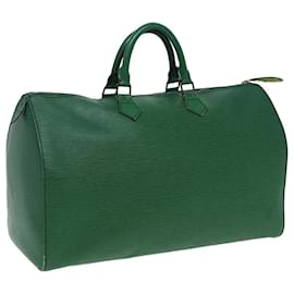 Louis Vuitton-LOUIS VUITTON Epi Speedy 40 Bolsa de Mão Verde M42984 LV Auth 82306-Verde