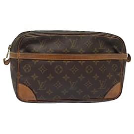 Louis Vuitton-LOUIS VUITTON Monogram Compiegne 28 Bolsa Clutch M51845 LV Auth yk13555-Monograma