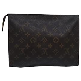 Louis Vuitton-LOUIS VUITTON Monogram Poche Toilette 26 Pouch M47542 LV Auth 82613-Monograma