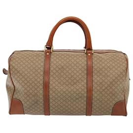 Céline-Bolso Boston de lona Macadam beige Auth 79642-Beige