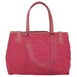 Prada-PRADA Bolsa Tote Nylon Rosa Auth 83295-Rosa