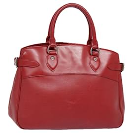 Louis Vuitton-LOUIS VUITTON Epi Passy PM Bolsa de Mão Vermelha M5926E LV Auth 81260-Vermelho