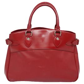 Louis Vuitton-LOUIS VUITTON Epi Passy PM Bolsa de Mão Vermelha M5926E LV Auth 81260-Vermelho