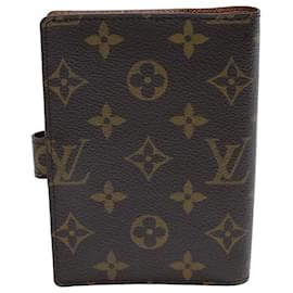 Louis Vuitton-LOUIS VUITTON Monogram Agenda PM Funda de Planificador Diario R20005 LV Auth yk13522-Monograma