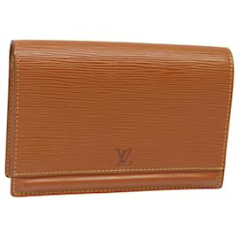 Louis Vuitton-LOUIS VUITTON Bolsa Tilsitt Epi Marrón M52603 LV Auth th5122-Castaño