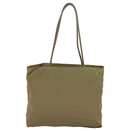 Prada-PRADA Bolsa Tote Nylon Bege Auth 83165-Bege