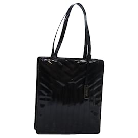 Saint Laurent-Bolsa Tote SAINT LAURENT Esmalte Preto Auth 83187-Preto