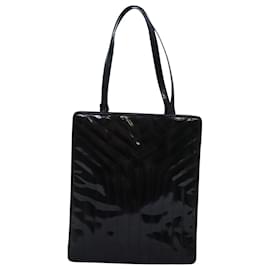 Saint Laurent-Bolsa Tote SAINT LAURENT Esmalte Preto Auth 83187-Preto