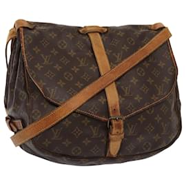 Louis Vuitton-LOUIS VUITTON Bolsa de Hombro Monogram Saumur 35 M42254 LV Auth 81311-Monograma