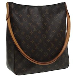 Louis Vuitton-LOUIS VUITTON Bolsa de Hombro Monogram Looping GM M51145 LV Auth 82284-Monograma