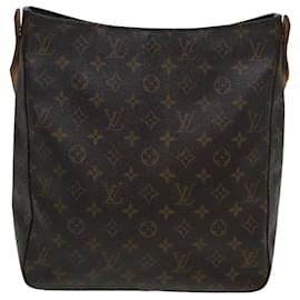 Louis Vuitton-LOUIS VUITTON Bolsa de Hombro Monogram Looping GM M51145 LV Auth 82284-Monograma