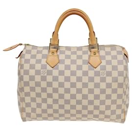 Louis Vuitton-LOUIS VUITTON Bolso de Mano Speedy 30 Damier Azur N41533 LV Auth 82547-Otro