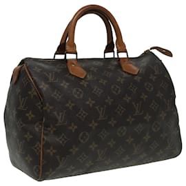 Louis Vuitton-LOUIS VUITTON Bolso de Mano Monogram Speedy 30 M41526 LV Auth 82319-Monograma