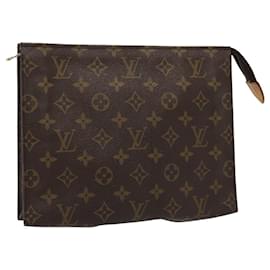 Louis Vuitton-LOUIS VUITTON Monogram Poche Toilette 26 Pouch M47542 LV Auth yk13476-Monograma