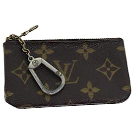 Louis Vuitton-LOUIS VUITTON Monogram Pochette Cles Monedero M62650 LV Auth 82182-Monograma