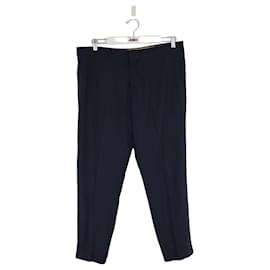 Chloé-Pantalones rectos azules-Azul