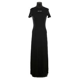 Palm Angels Vestido de algodón Negro