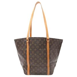 Louis Vuitton-Bolso tote marrón Monogram Louis Vuitton-Castaño