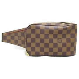 Louis Vuitton-Bolsa de cintura Geronimos Louis Vuitton-Marrom,Damier ebene