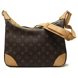 Louis Vuitton-Bolso de Hombro Boulogne 30 de Louis Vuitton-Castaño,Monograma