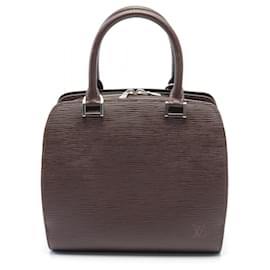 Louis Vuitton-Bolso Louis Vuitton Pont Neuf Epi Mocha-Castaño