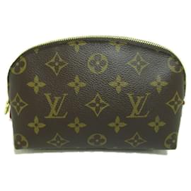 Louis Vuitton-Bolso Pochette Tick de Louis Vuitton-Castaño,Monograma