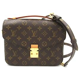 Louis Vuitton-Bolso de Hombro Pochette Metis MM Louis Vuitton-Castaño